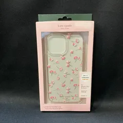 【未使用品】kate spade iphone13promax用カバー ケース  ケイトスペード「Falling Poppies」1011-17