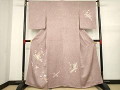 平和屋着物□上質な小紋 辻が花 金彩 正絹 逸品 CAAT8662kb