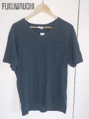 ◇ Champion チャンピオン Vネック Tシャツ カットソー L ネイビー ＃ 【中古】 【1002798785069】