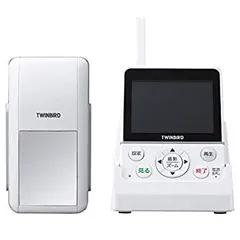 中古】【非常に良い】TWINBIRD ワイヤレス・ドアスコープモニター  