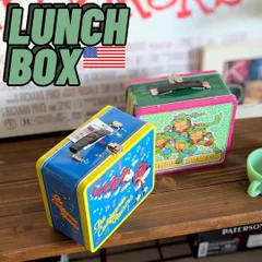 【 Mutant Turtles（ タートルズ ） 】VINTAGE LUNCH BOX / ランチボックス / ブリキ缶 〚アメリカン雑貨 アメトイ〛