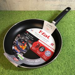 C7857 【未使用品】 ティファール T-fal ガス火専用 フライパン 28cm ロイヤルブルー・インテス D53306