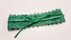 [新品　訳あり]　フラメンコベルト　緑　カマーバンド　フラメンコ衣装　フラメンコ