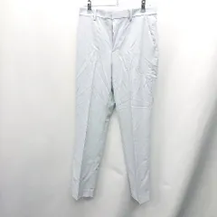 ◇ ⊂ UNIQLO ユニクロ タックパンツ サイズM ライトブルー系 レディース E  【1409100031263】