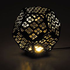 メタルワークス LEDランプ はなびし柄 USB電源（AC電源アダプター付）イシグロ/21391