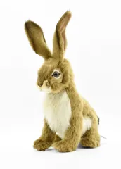 HANSA ジャックラビット31 L31(cm) 5911 ぬいぐるみ ハンサ 兎 クリスマス 誕生日 プレゼント 動物 犬 猫 鳥 うさぎ ペンギン アニマル 置物 人形 フィギュア KOESEN ケーセン 大きい マスコット 実物大 大型