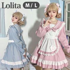 ロリータワンピース ロリィタ 文化祭 学園祭 衣装 ブラック/レッド/ピンク S/M/L 春秋ワンピース ロリータ ワンピース レディース コスプレ ハロウイン 可愛い 姫様 ロリータ風ワンピ ゴスロリ 日系