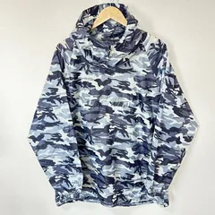 大きいサイズ◎(^w^)b カジメイク アノラックパーカー フーディ プルオーバー ナイロン100% 迷彩柄 カモフラ アウター 薄手 ワーク アウトドア ミリタリー アーミー グレー系 メンズ サイズ3L