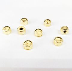 デコトラ★サロンバス★送料無料☆シャンデリア補修用☆Ｍ4袋ナットゴールドメッキ金メッキ8個セットFN-0004
