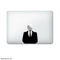 [全機種対応] MacBook ステッカー スキンシール アノニマス