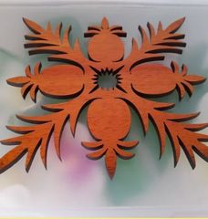 ★新品★未使用　鍋敷き　キルトトリベット　ハイビスカス柄　パイナップル柄　ハワイ　ハワイアングッズ