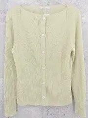 ◇ k.t kiyoko takase ケーティーキヨコタカセ 長袖 カーディガン イエロー系 アイボリー系 *  【1002800169689】