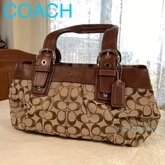 COACH コーチ　ソーホープリーテッド　シグネチャー　トートバッグ