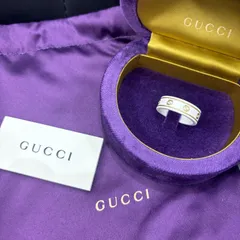 GUCCI リング 18金 セラミック 楽天市場】【ジュエリー】GUCCI グッチ アイコンリング GGリング