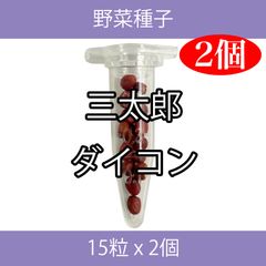 野菜種子 TVF07 三太郎ダイコン 15粒 x 2個