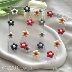 ¥1320 Design お花シリーズ　B8/B7/クレイデコ/硬貨ケース/韓国/ジャニオタ