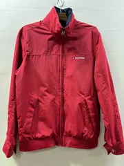 s24t-0412y【中古】TOMMY HILFIGER　トミーヒルフィガー　アウター　ジャケット　マウンテンパーカー　赤　レッド　メンズ　0235937