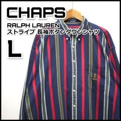 90s CHAPS チャップスラルフローレン 長袖シャツ 2XL メンズ 古着