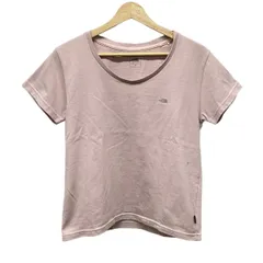 THE NORTH FACE(ノースフェイス) 半袖Tシャツ サイズM レディース - ライトピンク クルーネック