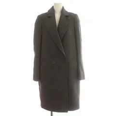ステラマッカートニー STELLA McCARTNEY チェスターコート バイカラー ダブル コート ロング 36 S グレー ネイビー /☆Gのサムネイル