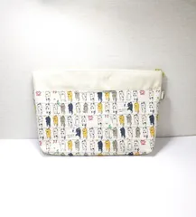 【cat】2wayにもできるクラッチバッグ 洗濯ねこ 干された猫