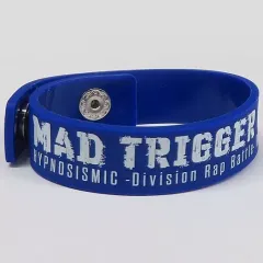 【中古】アクセサリー(非金属) ヨコハマ・ディビジョン “MAD TRIGGER CREW” 会場別デザインラバーバンド(ブルー×ブラック) 「舞台『ヒプノシスマイク -Division Rap Battle-』 Rule the Stage Rep LIVE