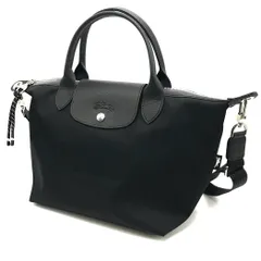 【倉吉店】 中古 Longchamp | ロンシャン ショルダーバッグ ル プリアージュ エナジー S トップハンドルバッグ ショルダーバッグ L1512HSR001 ブラック 【121】