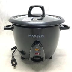 【美品】MAXZEN 3合 炊飯器 ブラック MRC-TX301-BK EP0531 0702ML012 0120240621100298