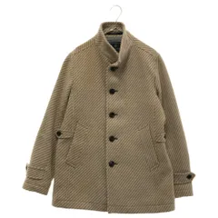 MEN'S BIGI (メンズビギ) ファンシーツイル ウールスタンドカラーブルゾン M0193FJM01 ジャケット ブラウンのサムネイル