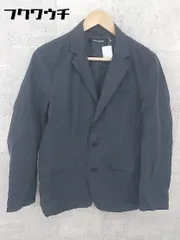 ◇ nano universe ナノユニバース シングル 3B 長袖 ジャケット サイズS ネイビー メンズ  【1002800401123】