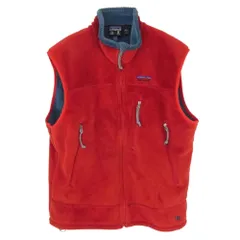 patagonia パタゴニア 01AW 36200 01年 USA製 R4 レギュレーター フリース ジップ ベスト レッド系 L【中古】