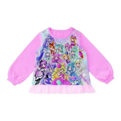 【新品・4営業日で発送】HDパジャマプリAS130PK 光る ダンボールニットパジャマ プリキュアオールスターズ 130 ピンク