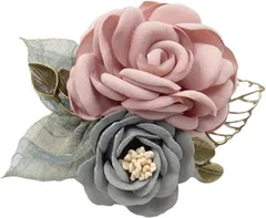 [レリカ] Le Li Ca 母の日 コサージュ 花 ブローチ 卒業式 入学式 フォーマル パーティ 記念日 胸飾り 結婚式 アクセサリー レディース( ピンク)