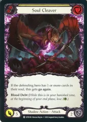 【中古】Flesh and Blood DTD185[C]：(Rainbow Foil)Soul Cleaver (2)