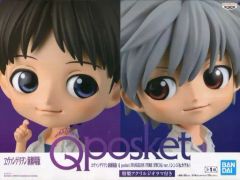 [중고]피겨 신지 & 카오루 [에반게리온 신극장판] Q posket EVANGELION STORE SPECIAL ver. 특제 아크릴 디오라마 첨부 EVANGELION STORE 한정