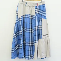 PERSON'S パーソンズ ロングスカート フレア パッチワーク a938746
