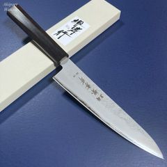 新品 本鍛造・銀三 和牛刀 牛刀包丁 黒檀八角柄 - メルカリ