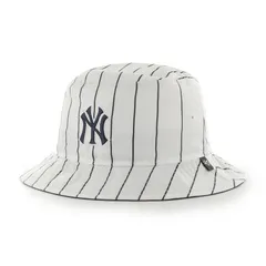 47 バケットハット ヤンキース メンズ レディース 47BRAND 帽子 ブランド ハット ストライプ バケハ '47 PINSTRIPED BUCKET ネイビー 【MB】