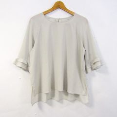 レリアン 半袖 カットソー シャツ 大きいサイズ トップス レディース 13+サイズ グレー系 Leilian 【中古】