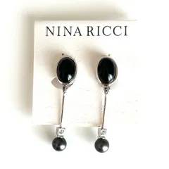 ニナリッチ　ドロップイヤリング　台紙付き　美品