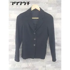 ◇ BODY DRESSING Deluxe 3B シングル 長袖 テーラード ジャケット サイズ7 ブラック レディース 【中古】 【1103110007767】