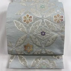 正絹・金箔・螺鈿細工の吉兆文様袋帯・天平彩栄・雲母・銅鏡・らでん 正絹・金箔・螺鈿細工の吉兆文様袋帯・天平彩栄・雲母・銅鏡