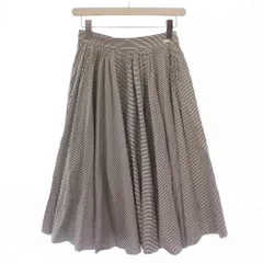 フォクシー フレアスカート プリーツ ベージュ シルク混 ウール混 38 膝丈 KOEISTORE スカート ひざ丈 レディース 秋 冬 秋冬 黒 フレア