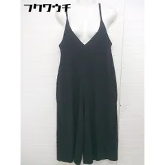 ◇ NATURAL BEAUTY BASIC ワイドパンツ キャミソール オールインワン サイズM ブラック レディース  【中古】 【1106010002597】のサムネイル