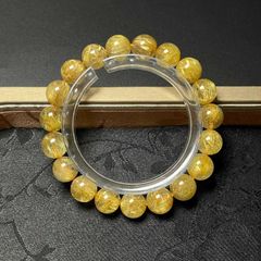 桃蓮玉✨マルチ満針ルチル✨ペアブレス 夢色 EU製 定価33万円☆ROBEAN・極!極満針ルチルクォーツ