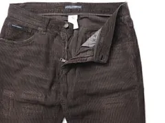 中古★DOLCE&GABBANA ドルチェ＆ガッバーナ D&G クラシック加工コーデュロイパンツ 46【P61T9302】ブラウン茶【本物保証】ＩＴＡＬＹのサムネイル