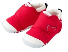 【在庫処分】SALE　mikihouse ミキハウス靴 スニーカーｍロゴ ファーストベビーシューズ15cm 出産祝い　お出かけ