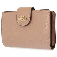 【新品 未使用】コーチ 財布 COACH アウトレット レザー ミディアム コーナー ジップ ウォレット 二つ折り財布  6390 IMTAU