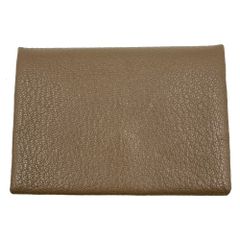 【極美品】HERMES　Hermes　エルメス　カルヴィ　デュオ　エトゥ―プ　B刻印　シルバー金具　コインケース　カードケース　小物入れ　レザー