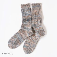 ANONYMOUSISM アノニマスイズム 5Color Mix Crew 5カラーMIXクルー 80423600 靴下 ソックス ユニセックス レディース メンズ 新品 国内正規品 日本製 【サイズ / 25-27cm】